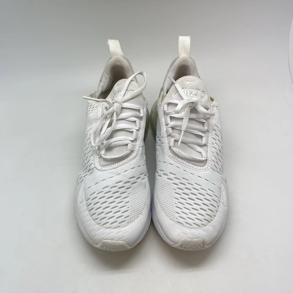 Nike Sneakers Youth 7Y Air Max 270 943345-103 White Athletic Running Casual Shoe